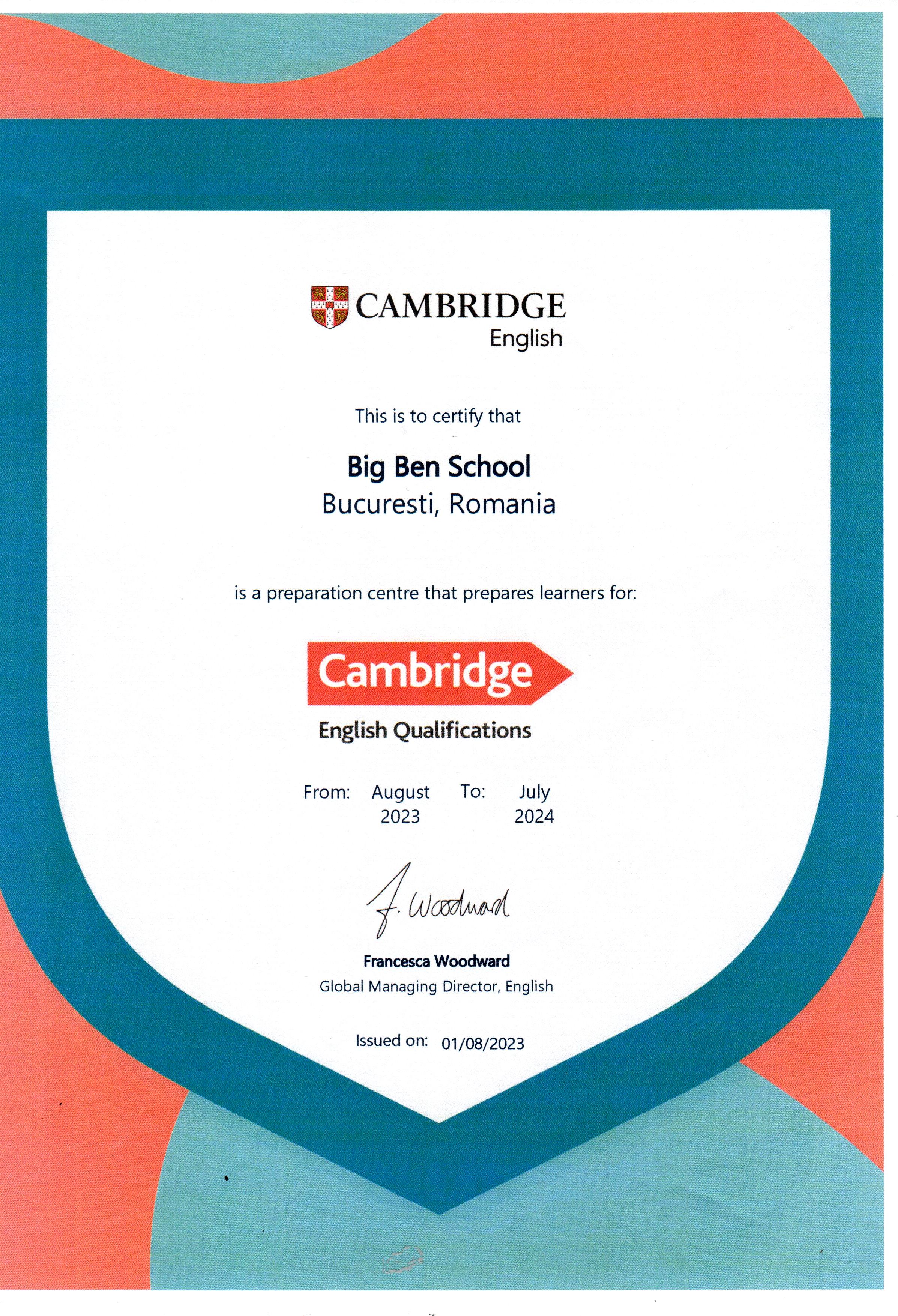 Cambridge poza